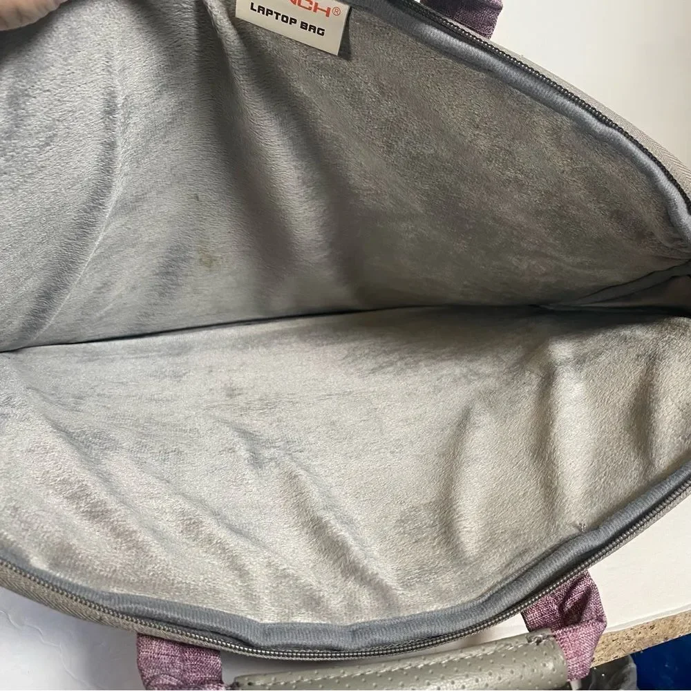 Brinch Purple Tone Padded Laptop Bag
